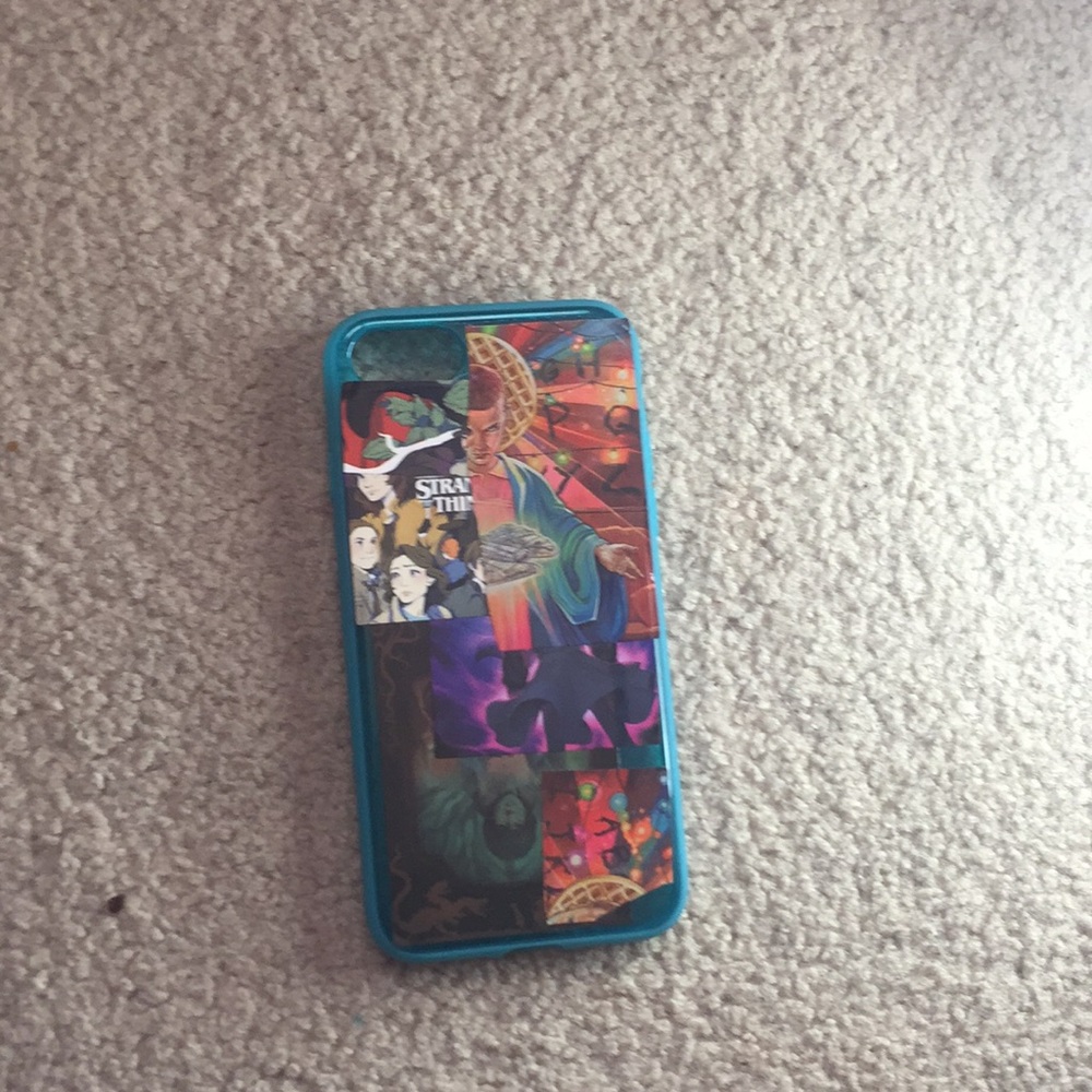 Homemade stranger things phone case